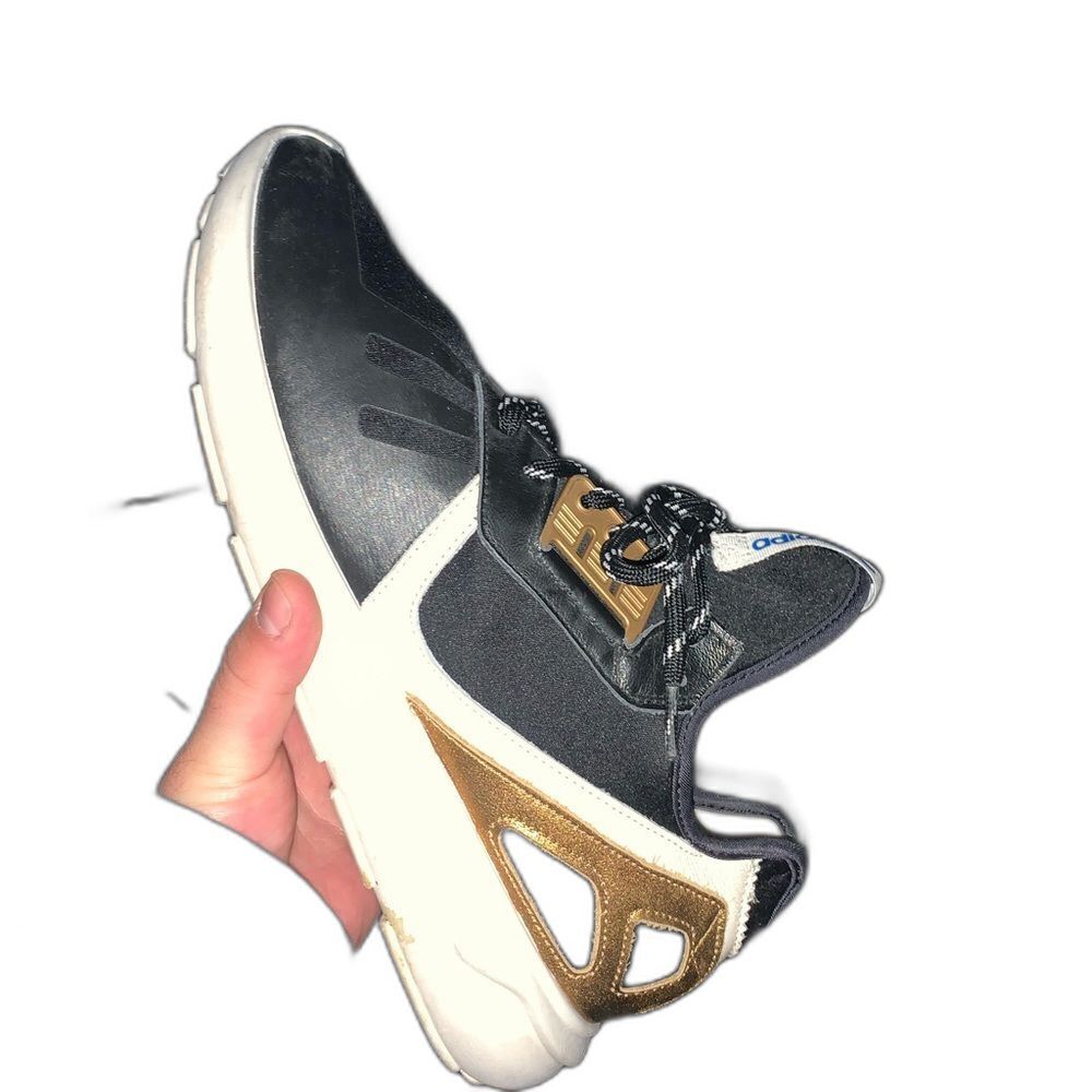 Adidas Originals Tubular Runner Black Gold White Mens Trainers - Picture 2 of 7